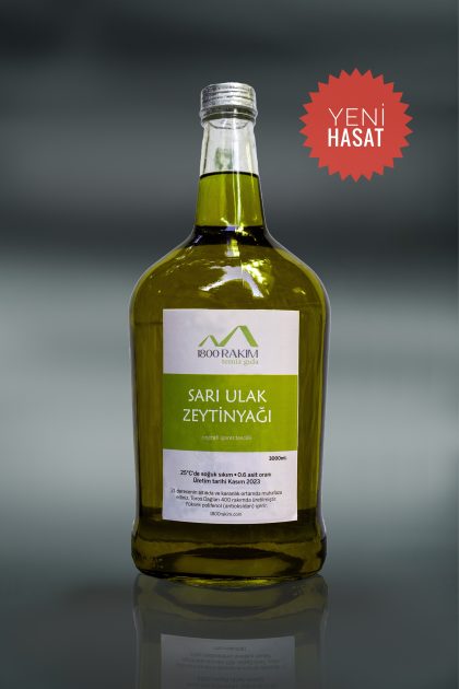 Sarıulak Zeytinyağı 3000 ml OLUMSUZ İKLİM KOŞULLARI NEDENİYLE ZEYTİN HASADI YAPILAMADIĞINDAN BU SENE ÜRETİM YAPILAMAMIŞITR