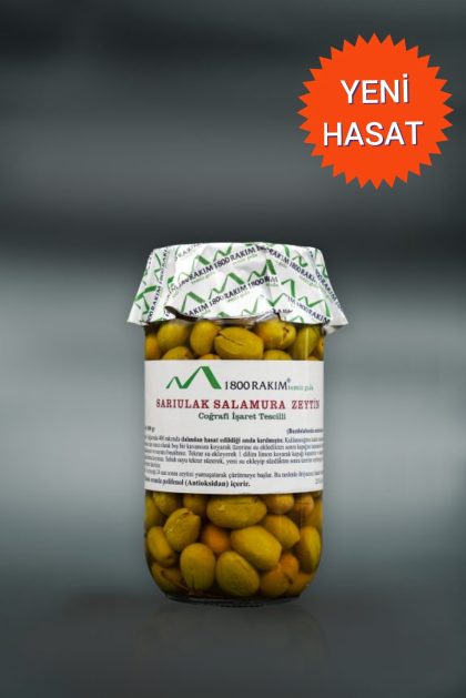Sarıulak Salamura Zeytin 750 Gr  OLUMSUZ İKLİM KOŞULLARI NEDENİYLE  ZEYTİN HASADI BU SENE YAPILAMAMIŞITR