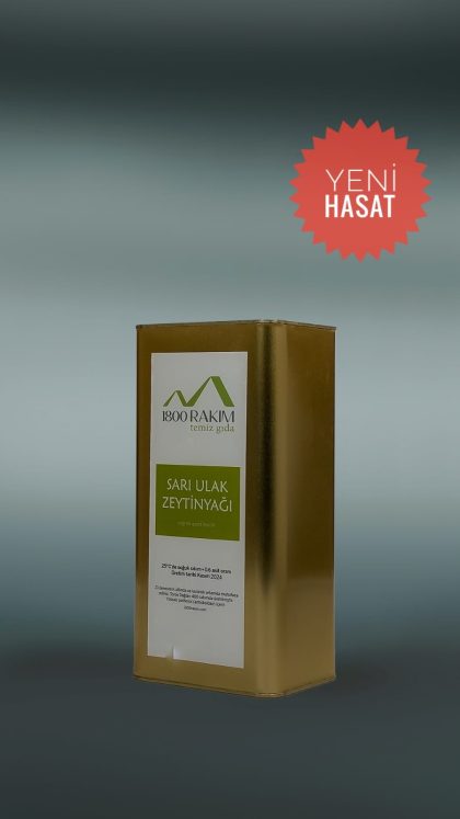 Sarıulak Zeytinyağı 5000ml OLUMSUZ İKLİM KOŞULLARI NEDENİYLE ZEYTİN HASADI YAPILAMADIĞINDAN BU SENE ÜRETİM YAPILAMAMIŞITR