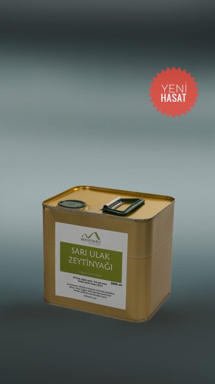 Sarıulak Zeytinyağı 2000ml OLUMSUZ İKLİM KOŞULLARI NEDENİYLE ZEYTİN HASADI YAPILAMADIĞINDAN BU SENE ÜRETİM YAPILAMAMIŞITR