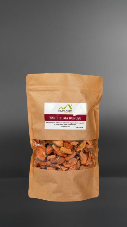 YERLİ ELMA KURUSU 500 GR   İLGİNİZ TEŞEKKÜR EDERİZ. STOKLARIMIZ TÜKENMİŞTİR