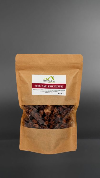 YERLİ SARI ERİK KURUSU 500 GR    İLGİNİZ TEŞEKKÜR EDERİZ. STOKLARIMIZ TÜKENMİŞTİR