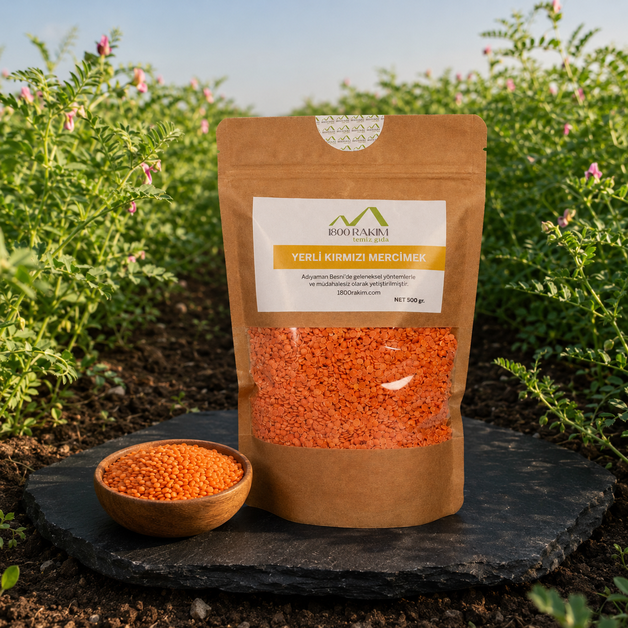 Yerli Kırmızı Mercimek — Net 500 g