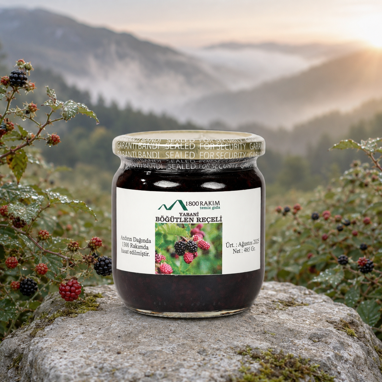 Yabani Böğürtlen Reçeli — Net 485 g