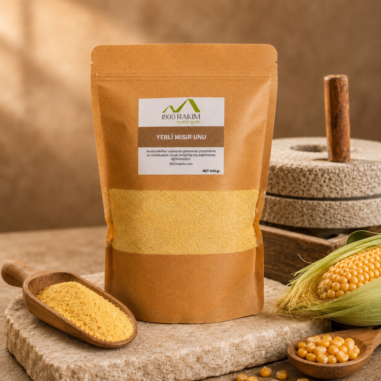 Yerli Mısır Unu — Net 600 g