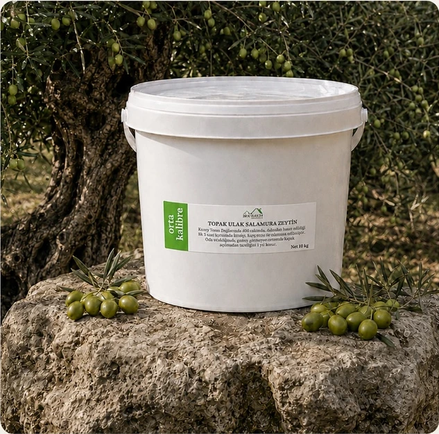 Topak Ulak Salamura Zeytin — Net 10 kg