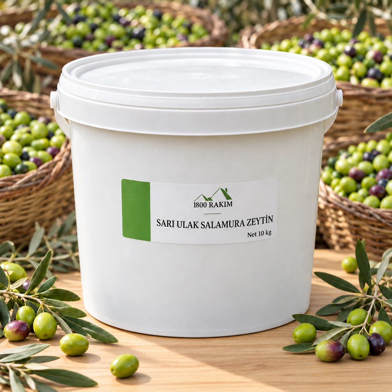 Sarı Ulak Salamura Zeytin — Net 10 kg